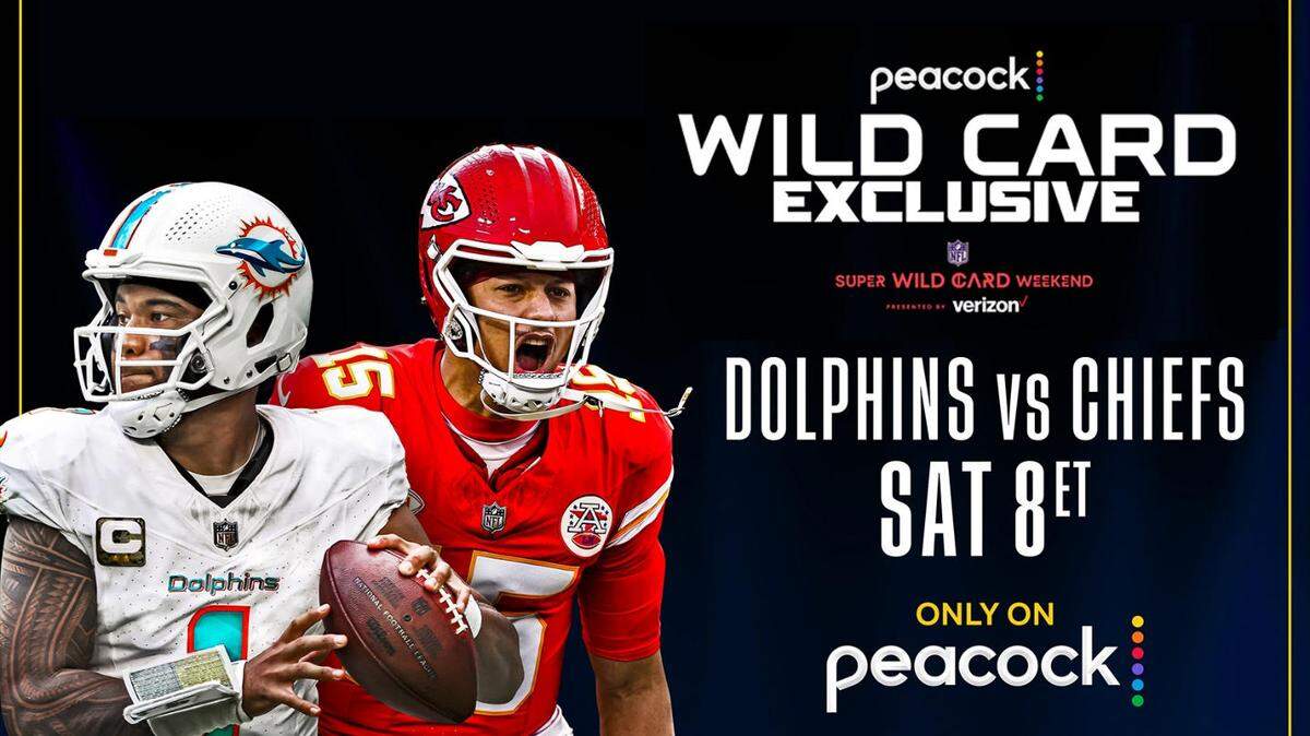 Peacock’s coverage of Saturday’s playoff game will include a commercial free fourth quarter.