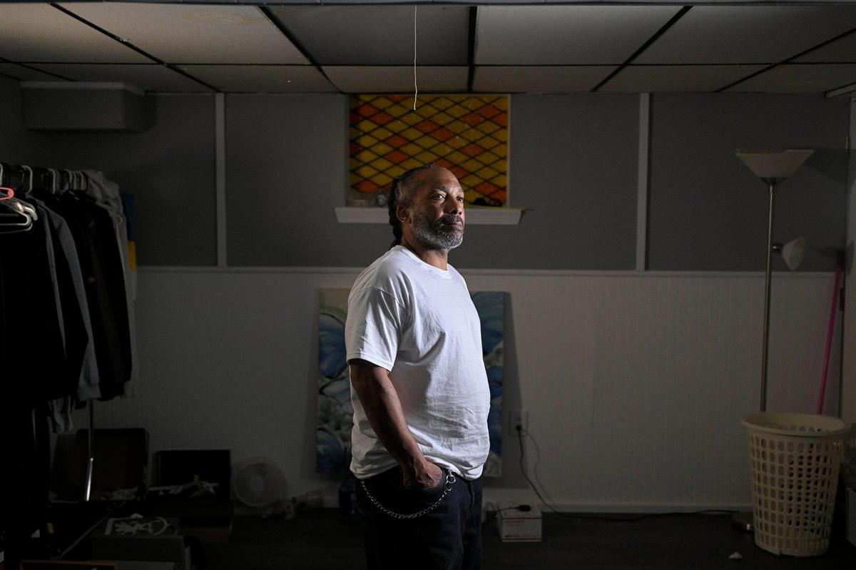 Kevin Strickland, 62, exonerated in a 1978 triple murder that Jackson County prosecutors said he did not commit, has been free for about one month. He was released Nov. 23, 2021, after more than 42 years behind bars. Strickland, pictured in his brother’s basement room, suffered the longest known wrongful conviction in Missouri history.