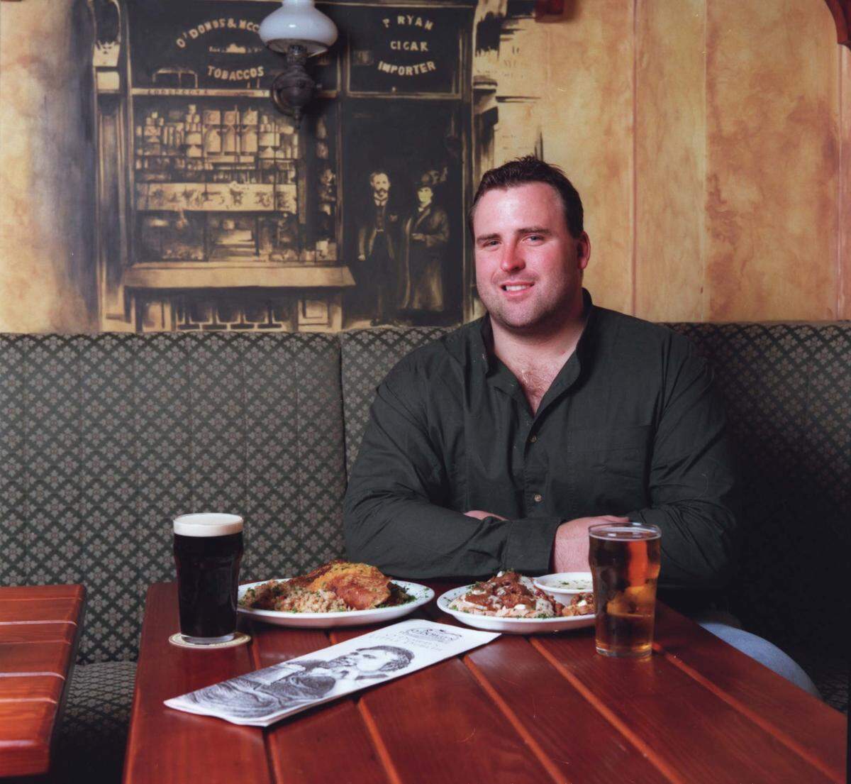 Tim Grunhard, pictured at O' Dowd's Little Dublin in 1996.