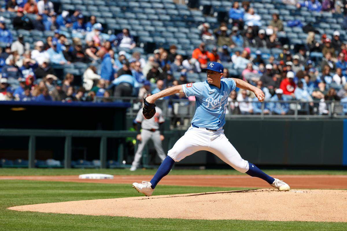 Royals pitcher Kris Bubic got the series-finale start in a Major League Baseball game against the Baltimore Orioles at Kauffman Stadium in Kansas City on Sunday, April 6, 2025.