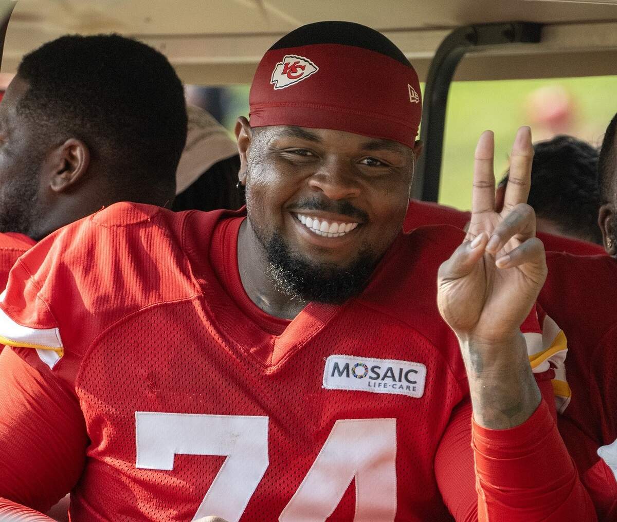 Chiefs left tackle Jawaan Taylor.