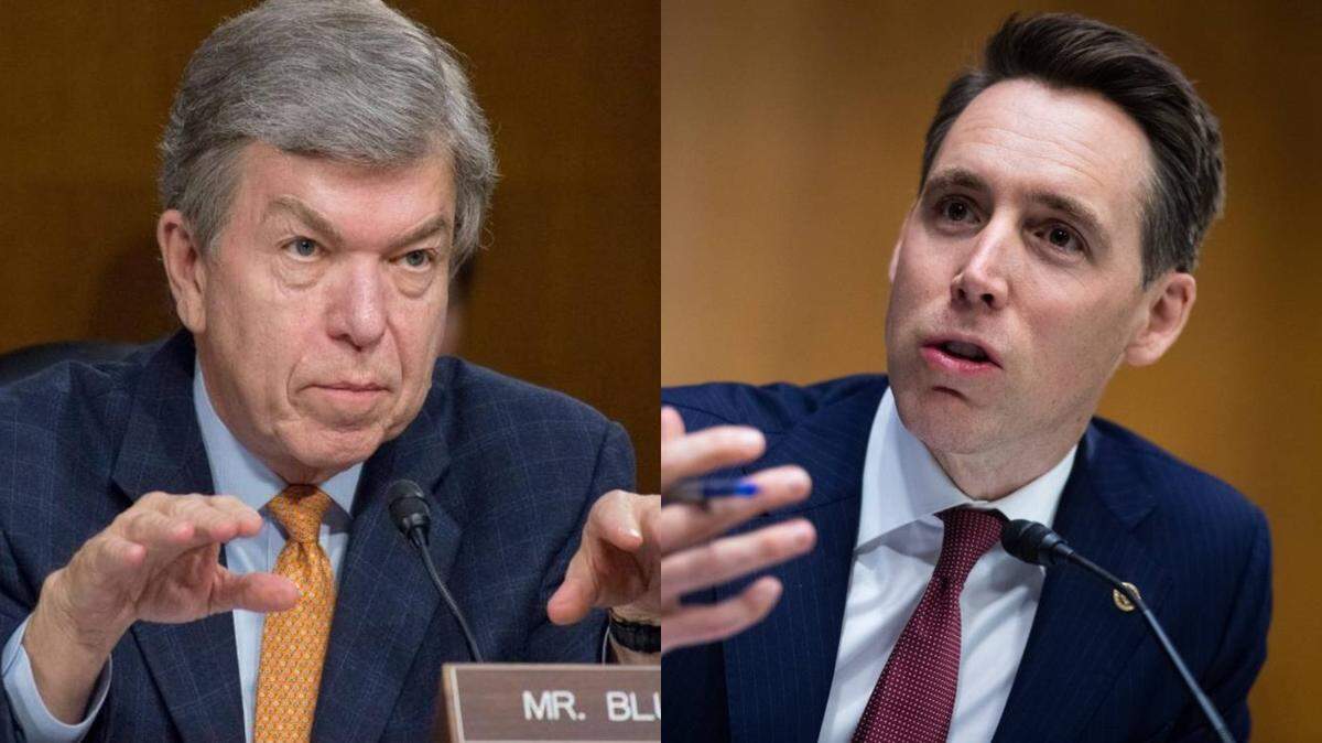 Sens. Roy Blunt and Josh Hawley