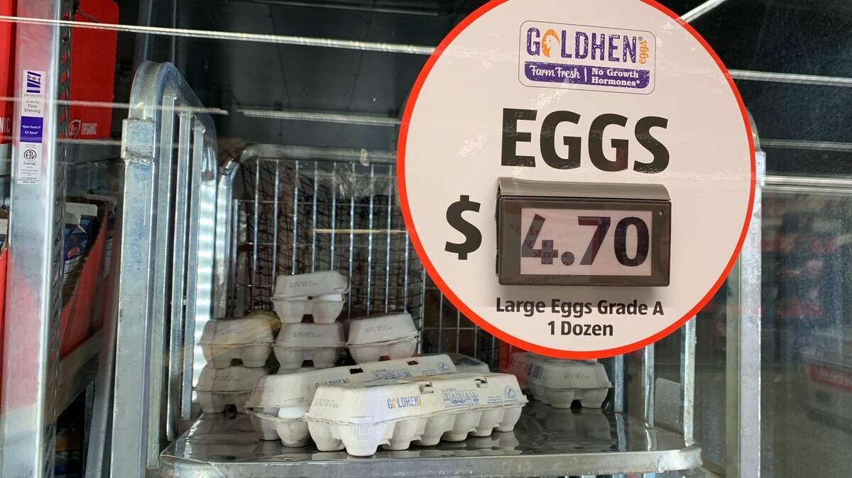 On Tuesday Jan. 17, a dozen of eggs at the ALDI on Prospect Avenue and 39th Street in Kansas City cost $4.70.