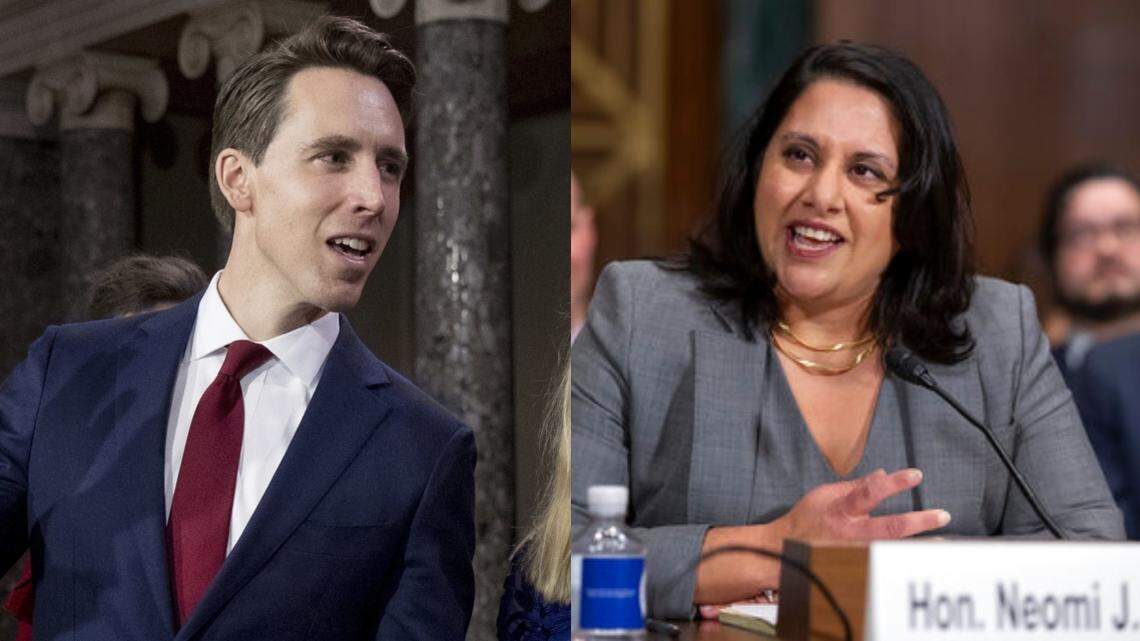 Sen. Josh Hawley announced Thursday that he will vote to advance Neomi Rao, President Trump’s nominee for the D.C. Circuit Court of Appeals, after she assuaged his earlier concerns in a private meeting.