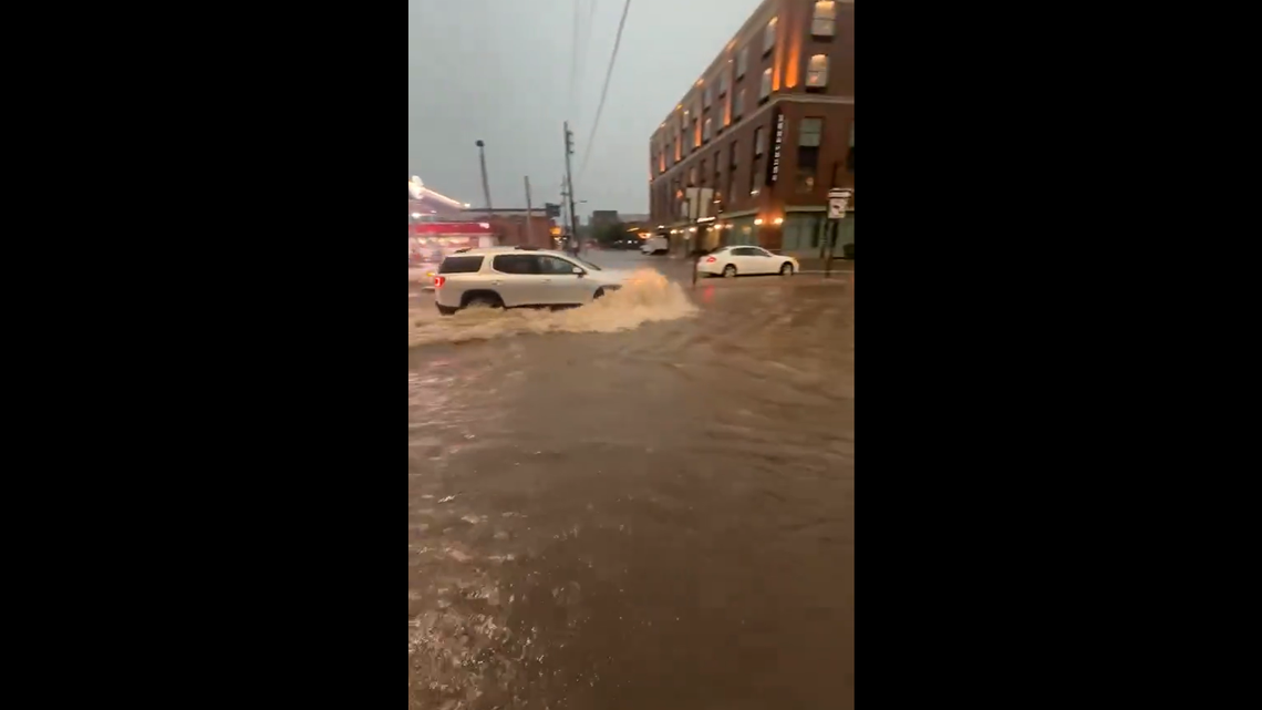 Videos show flooding in Manhattan, Kansas, after ‘awfully fast’ rainfall
