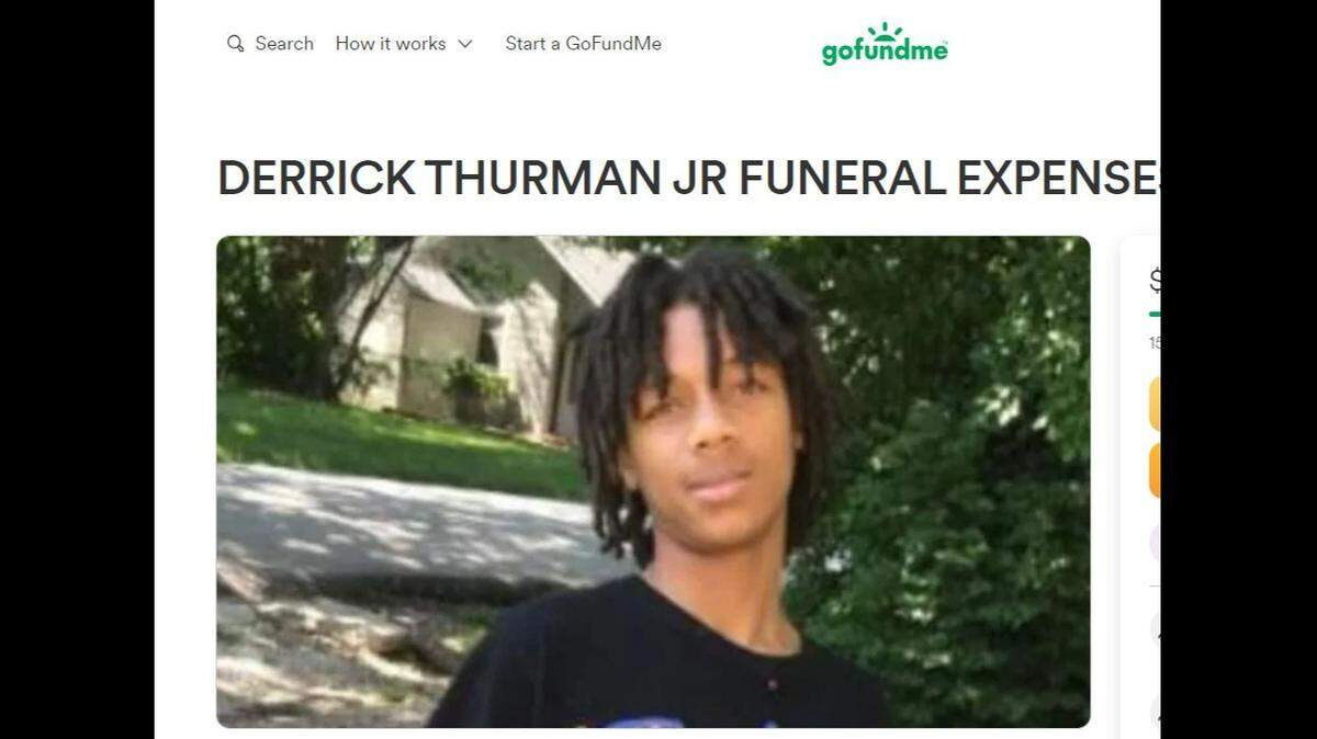 Derrick Thurman, 14, was found shot outside a home early Wednesday, June 7, 2023, in Kansas City. His family started a GoFundMe for his funeral.