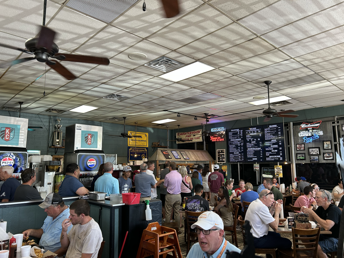The hour-long wait at Joe’s Kansas City Bar-B-Que is a sacrifice hungry customers are willing to make for the gas station joint’s signature smoked meats.