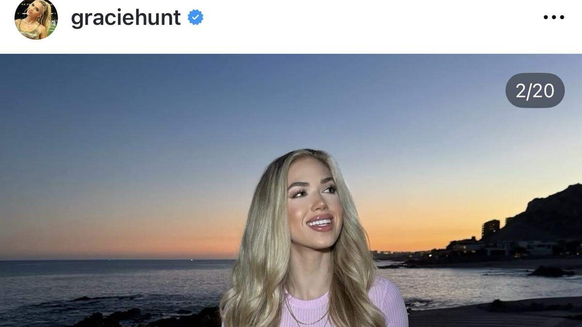 On Sunday, Gracie Hunt posted photos of her new beau, identified as Derek Green, second-oldest child of former Chiefs quarterback Trent Green.