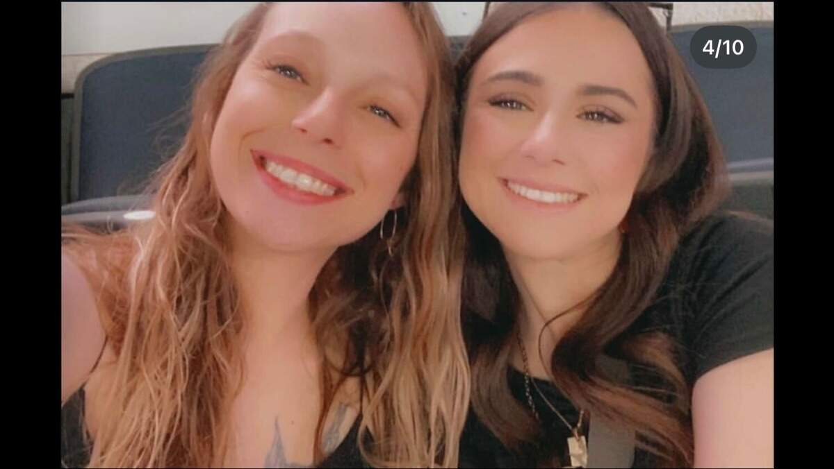 Jennifer Jensen, left, met Bailey Wynn while they worked at NatureMed Dispensary in 2020. They quickly became friends and stayed close. Wynn said Jensen’s last text to her was a congratulatory text for becoming a barber.