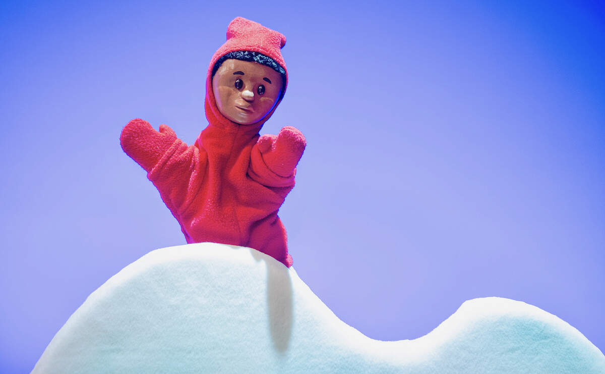 The Paul Mesner Puppets are featured in “The Snowy Day,” based on the children’s book by Ezra Jack Keats.