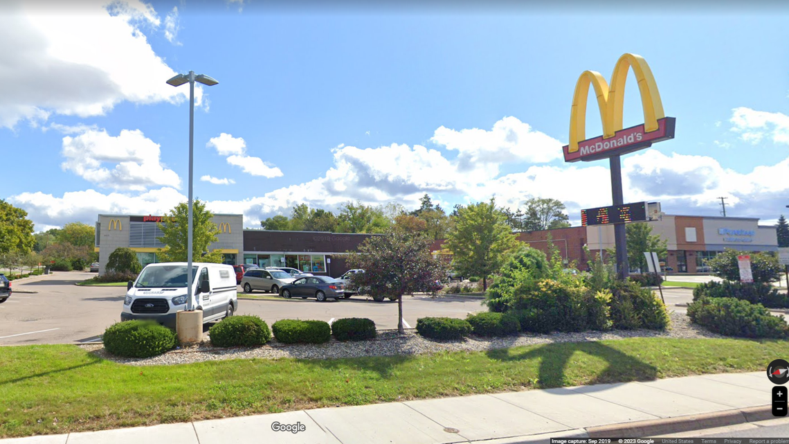 Authorities said a man was stabbed outside of a McDonald’s restaurant in Portage, Michigan.