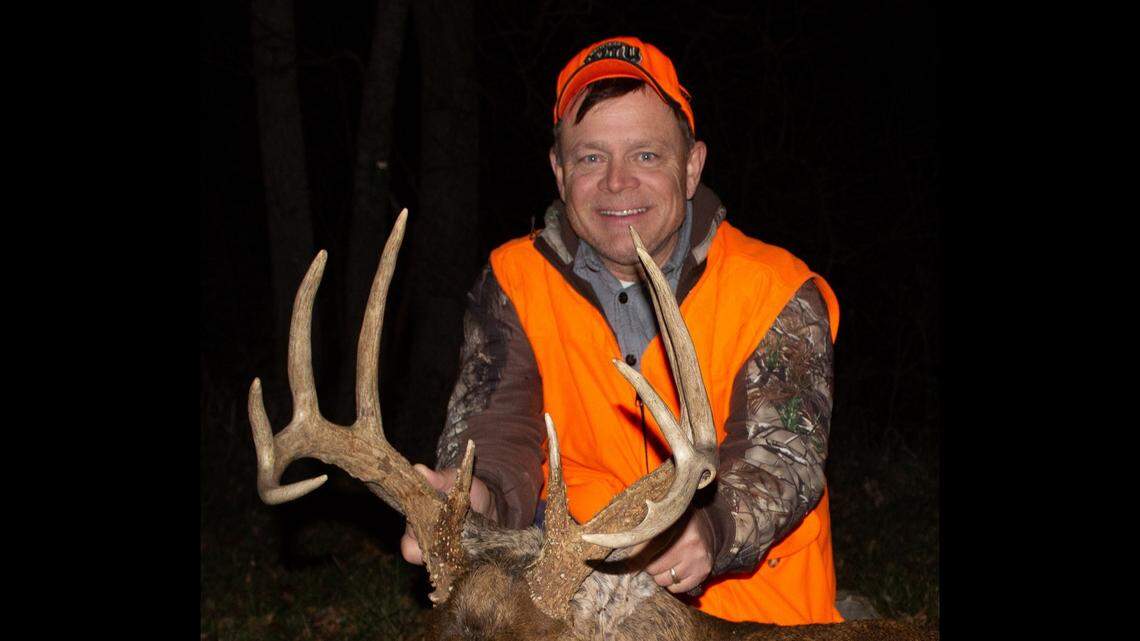 Tim Mahoney harvested a 10-point buck during the first few days of the 2020 Missouri rifle season for whitetail deer. The buck was taken near Clinton during the afternoon, when multiple bucks were cruising by looking for does.