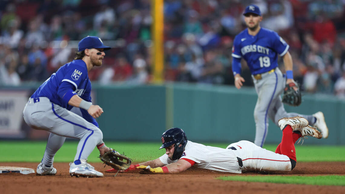 Royals were on the wrong side of history to begin Sunday’s loss to Red Sox