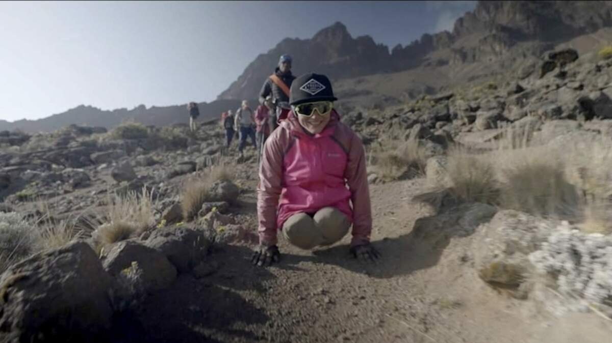 Mandy Horvath on her climb of Mount Kilimanjaro, documented by a film crew