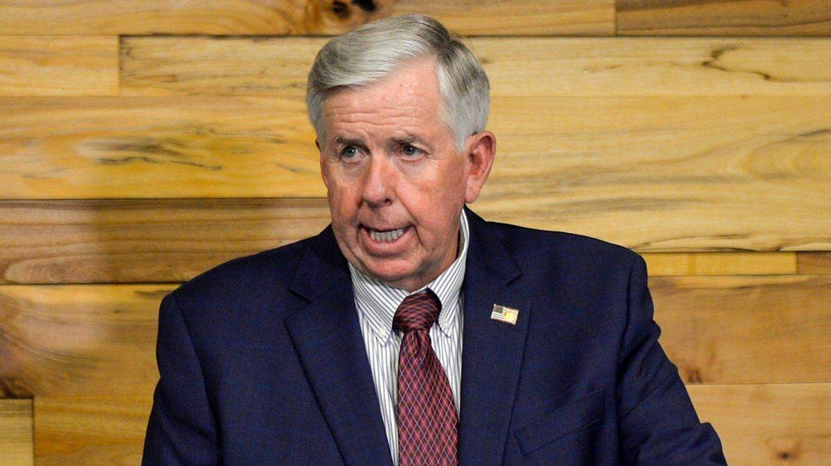 Missouri Gov. Mike Parson.