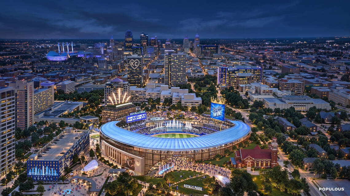 Future Royals stadium design revealed, with dramatic plaza, city views, limestone base