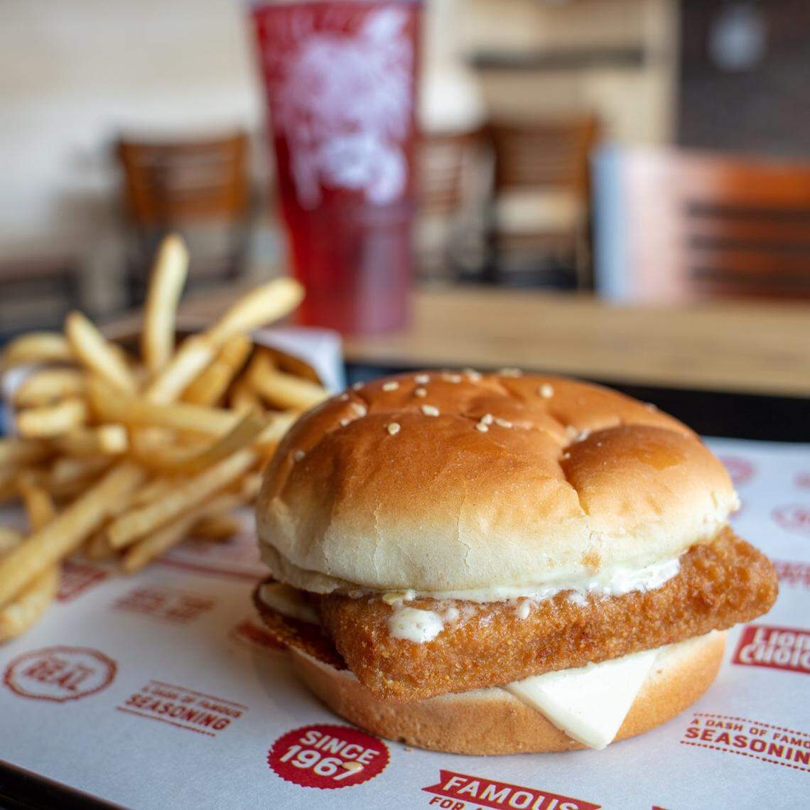 Lion’s Choice has a crispy cod sandwich special.