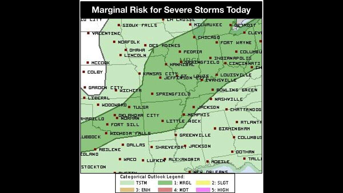 Stormy Monday in Kansas City with severe weather possible | Kansas City ...