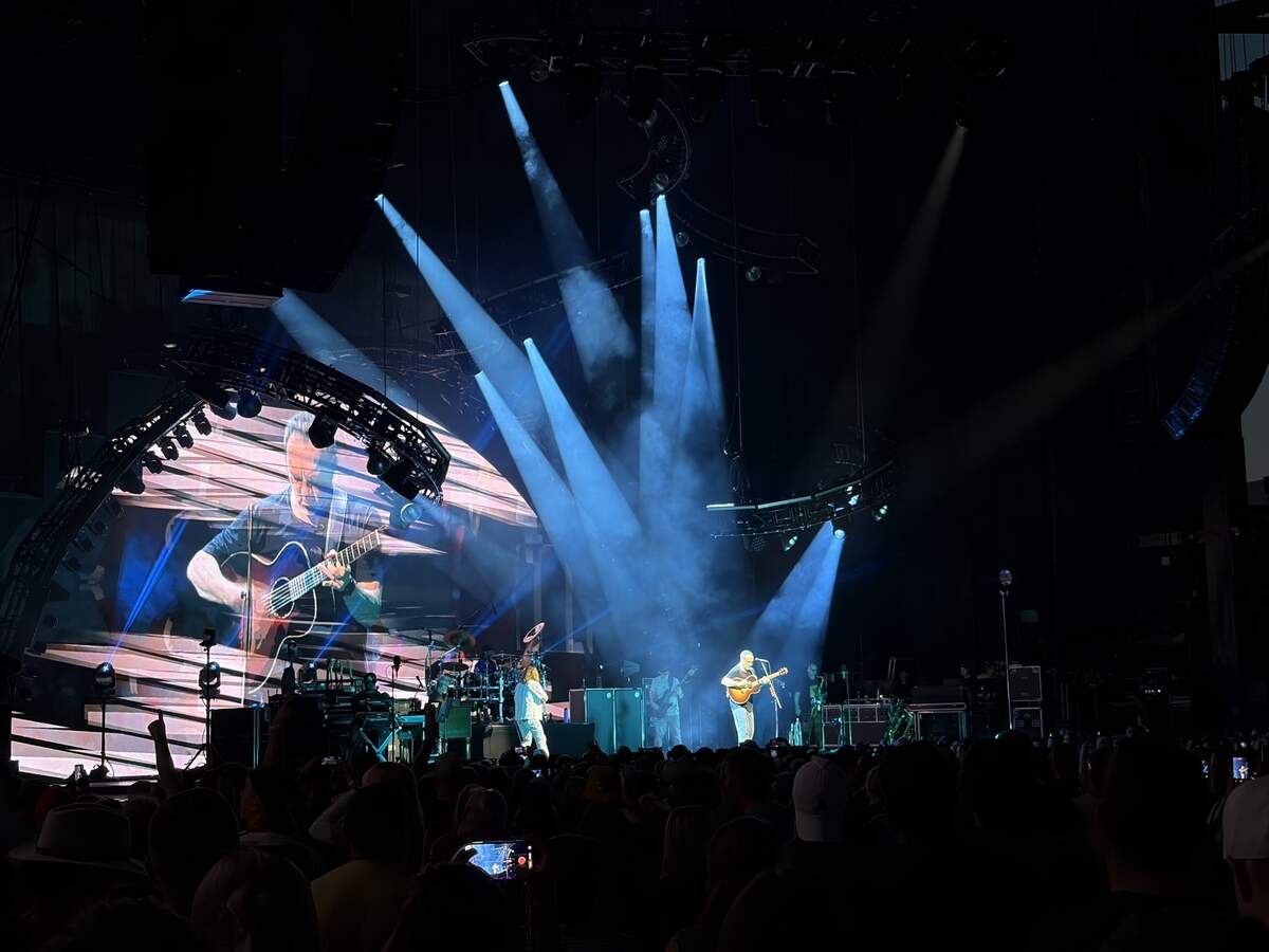 Dave Matthews Band played for 2 1/2 hours during a nearly sold-out show Wednesday, June 24 at Morton Amphitheater in Riverside.
