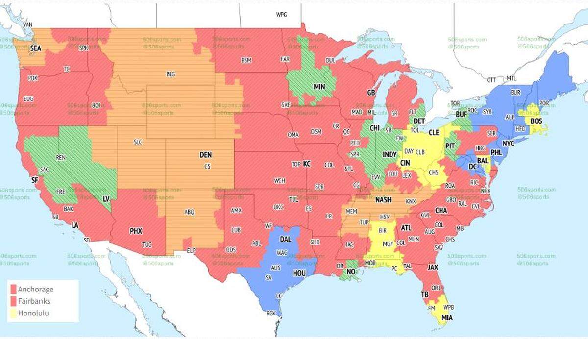 The noon games on CBS