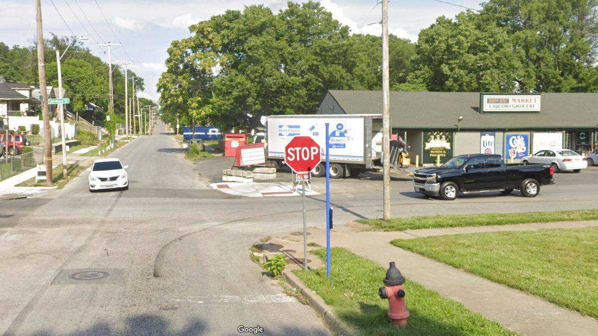 A 36-year-old man died after being found shot Sunday evening in the parking lot of a convenience store at East 35th Street and Cleveland Avenue in the Palestine East neighborhood of Kansas City, a police spokesman said. The victim was identified as DeAnthony Guthrie. This Google Maps Street View image of the area is from June.