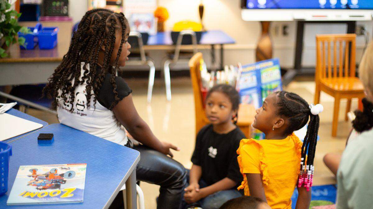 Students at Ingels Elementary School in Kansas City, part of the Hickman Mills School District.