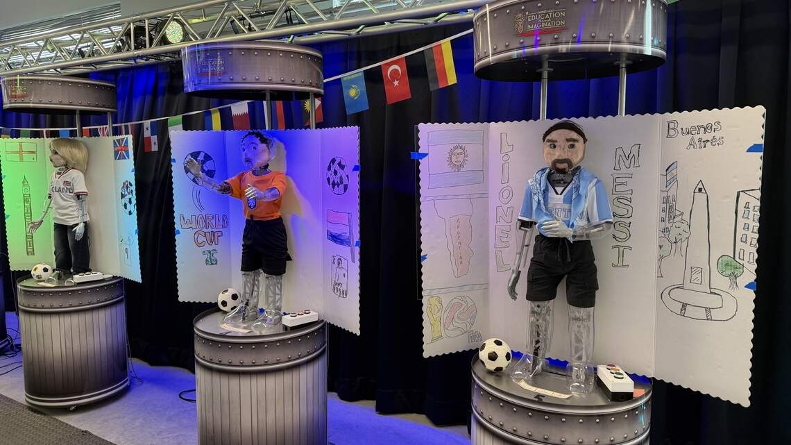 A Messi robot? Northland summer school students build animatronics for World Cup