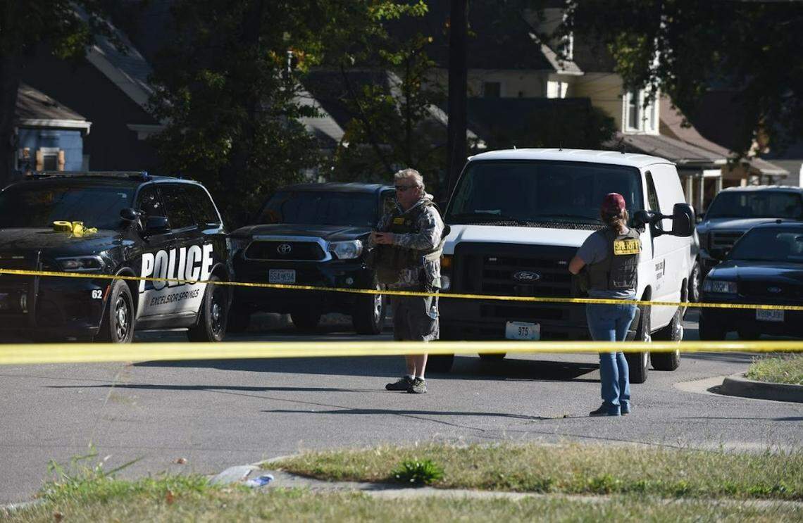 Law enforcement officers investigated a reported kidnapping and sexual assault Friday at a home in the 300 block of Old Orchard Street in Excelsior Springs. 