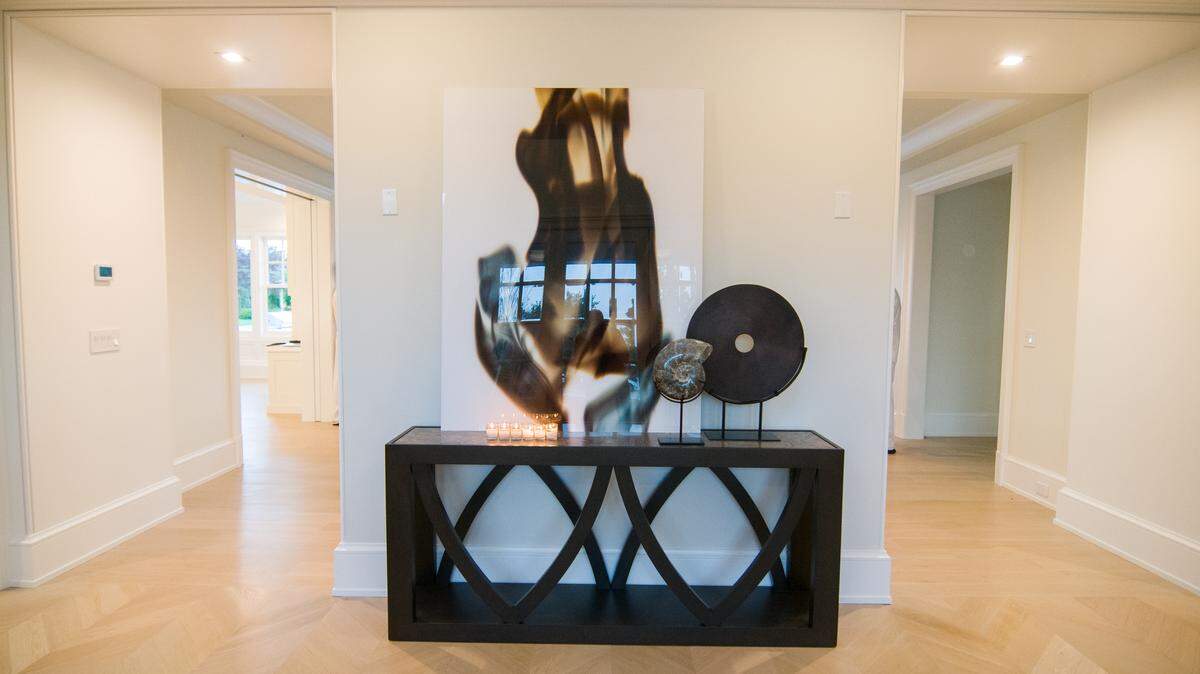 Modern entryway. (Photo by Mark Sagliocco/Getty Images for Hamptons Magazine)