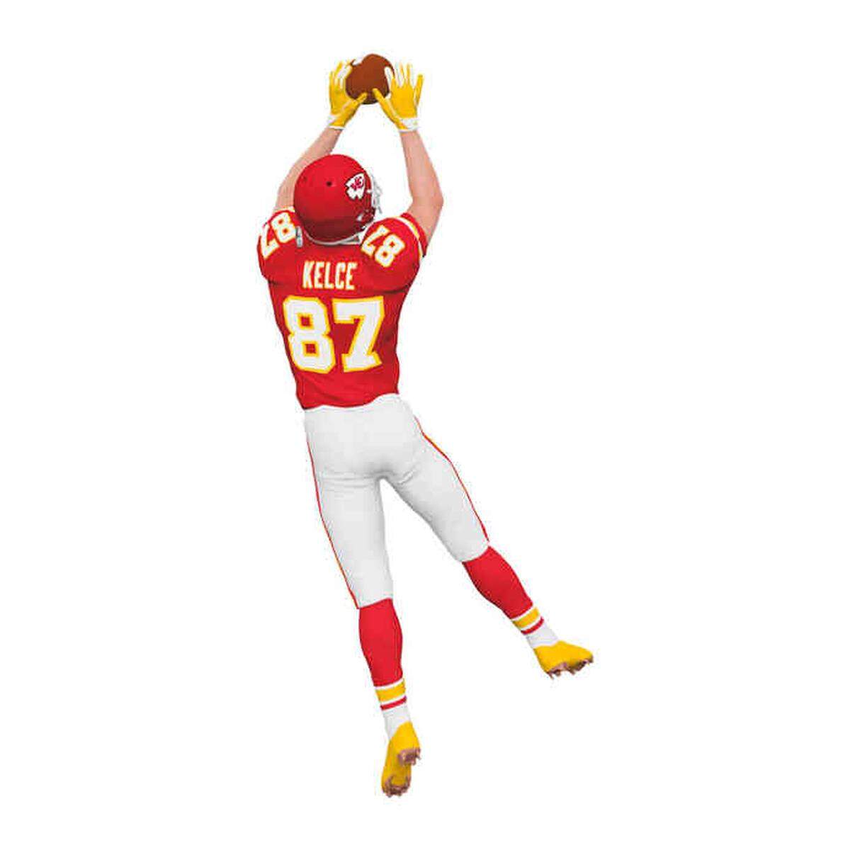 Travis Kelce, as a Hallmark Keepsake Ornament.