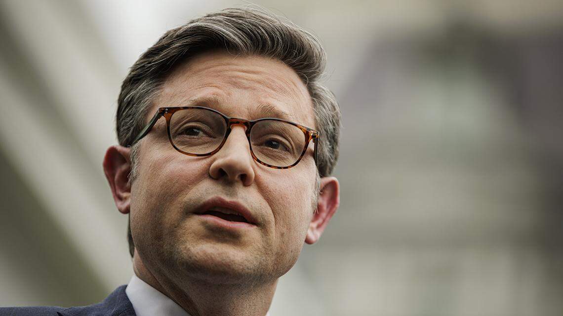 House Speaker Mike Johnson hangs a flag outside his Capitol office promoting an ideology that seeks to dominate, coerce and control others. That isn’t Christ-like.