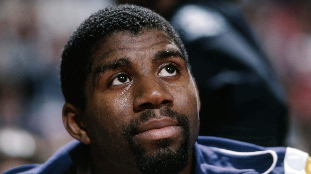 Fomer Los Angeles Lakers guard Magic Johnson