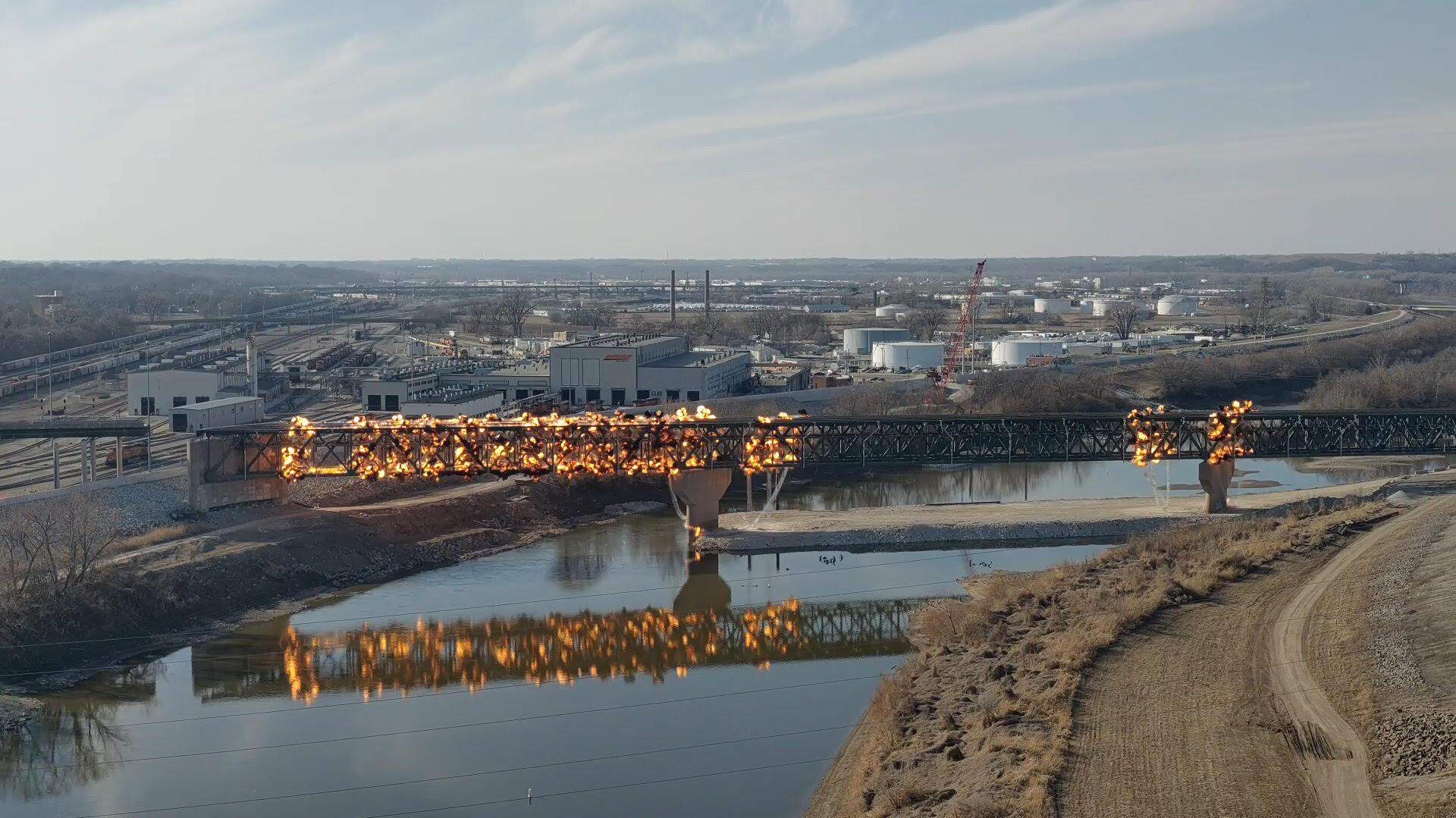 Timber! Down goes KCK’s 18th St. bridge as officials prep for 2027 replacement