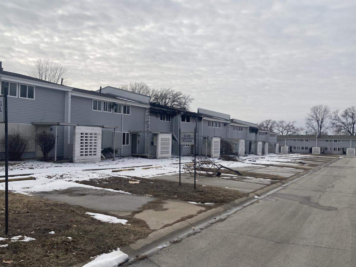 A street at Parade Park Homes prior to demolition, which began Feb. 3. A $300 million development of 1,100 homes is slated to replace the once historic housing development that opened near 18th & Vine in 1962.