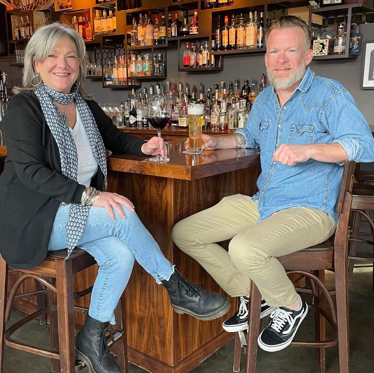 Laura Norris, owner of Ragazza, and her brother, Grant Norris.