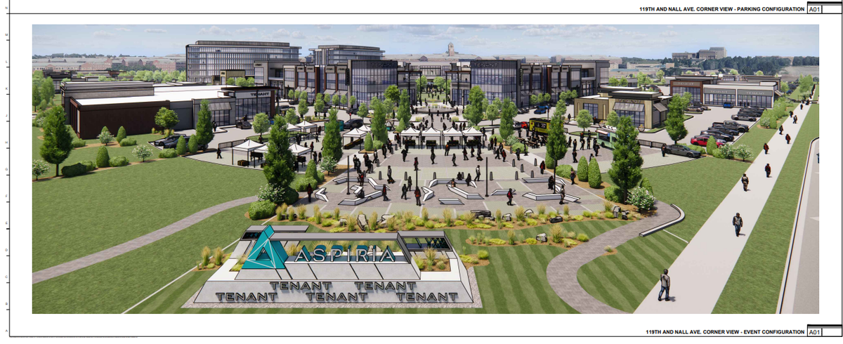 Plans to redevelop the area at 117th Street and Nall Avenue in Johnson County were approved by Overland Park officials in May 2024.