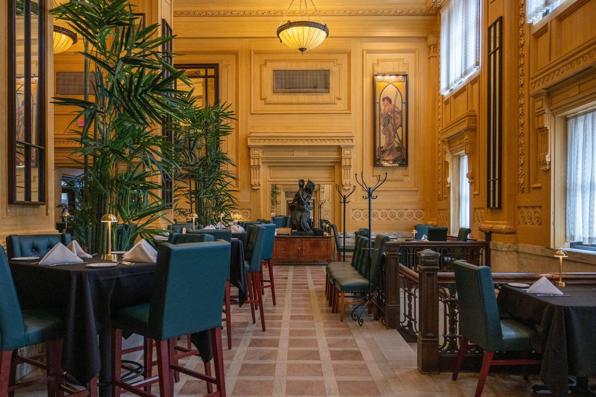 The main dining room inside Pierpont’s in Union Station. The restaurant opened 25 years ago, just after Union Station reopened.