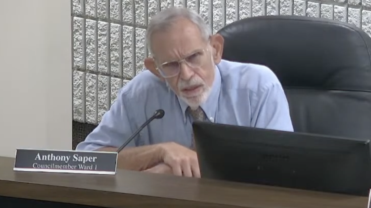 Councilmember Anthony Saper questioned the removal of DEI trainings.