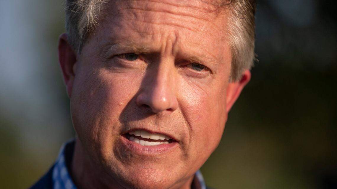 Sen. Roger Marshall, a Kansas Republican, has proposed legislation to largely ban flags other than the U.S. flag from federal buildings.