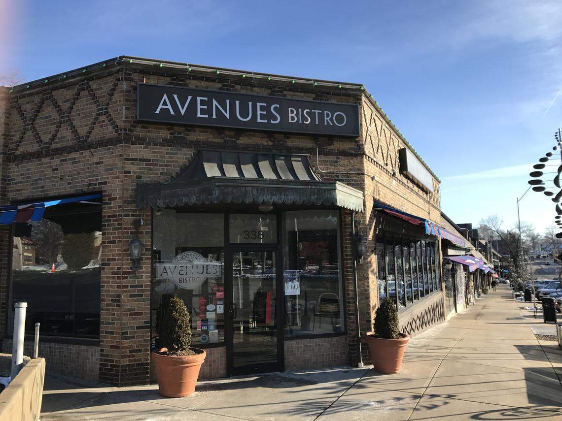 Avenues Bistro has moved out of its building at 63rd Street and Wornall Road.