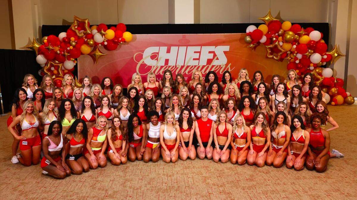 The 2023 Kansas City Chiefs Cheerleaders.