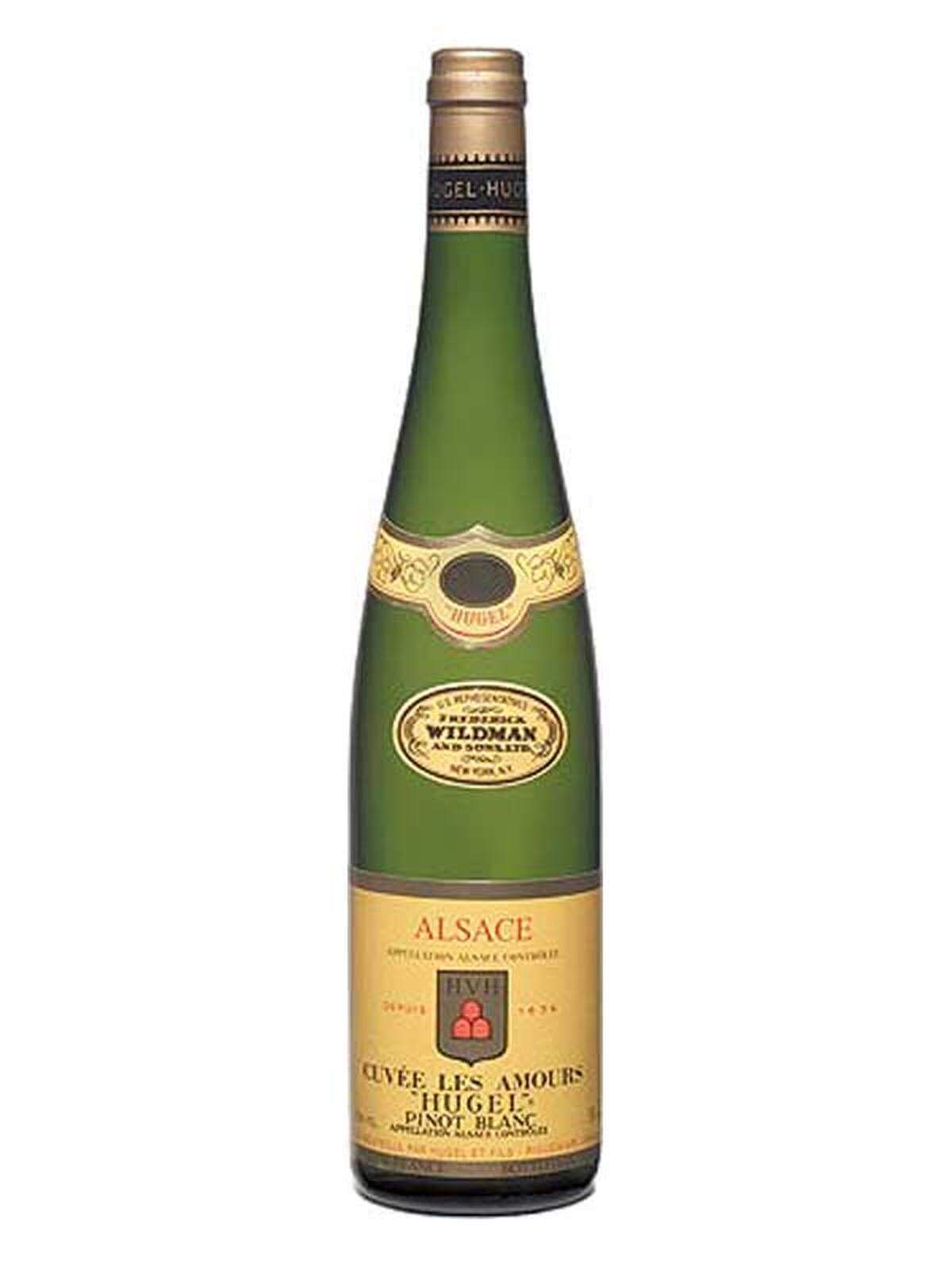 This Alsatian Pinot Blanc (a cousin to Pinot Gris) by Famille Hugel is a great value.