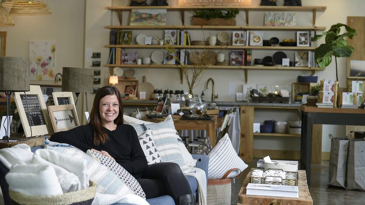 Stephanie Agne is the owner of Golden & Pine. Three years after opening in East Brookside, Golden & Pine plans to relocate. The home and garden boutique will close at 633 E. 63rd St., Suite 100, this fall and relocate and more than double in size in the Prairie Village Shopping Center.