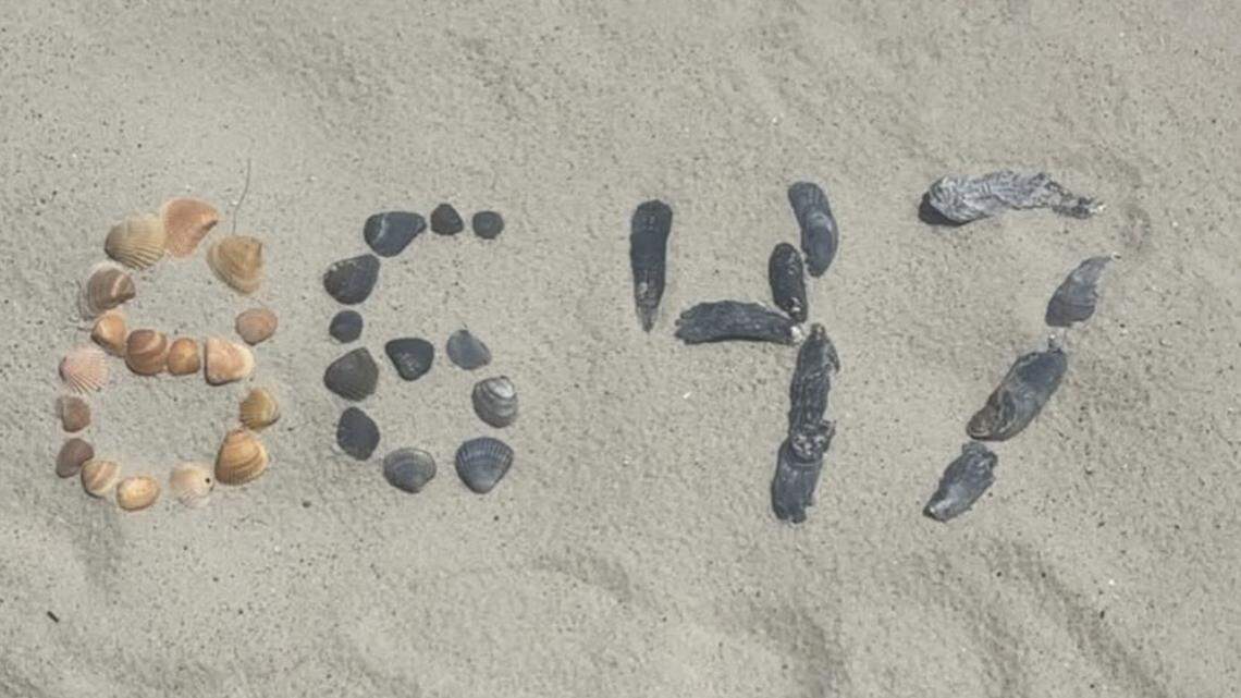 Former FBI Director James Comey posted then removed a photo of shells and rocks spelling out “8647,” which critics are calling a dig at President Donald Trump.