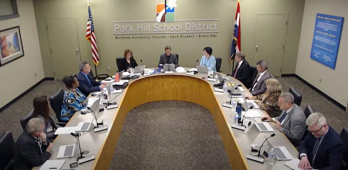 The Park Hill school board met Thursday night.