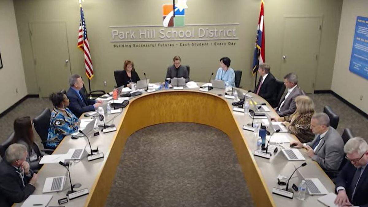 The Park Hill school board met Thursday night.