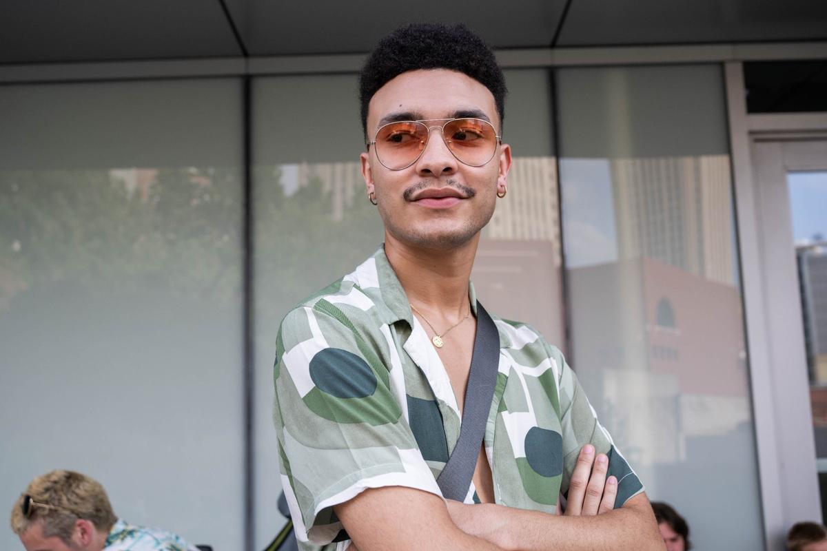 Emerson Ross from Wichita, Kansas, made the trip to the Childish Gambino concert at the T-Mobile Center in Kansas City. Ross was surprised that Gambino made a stop in Kansas City 10 years after his last tour stop.