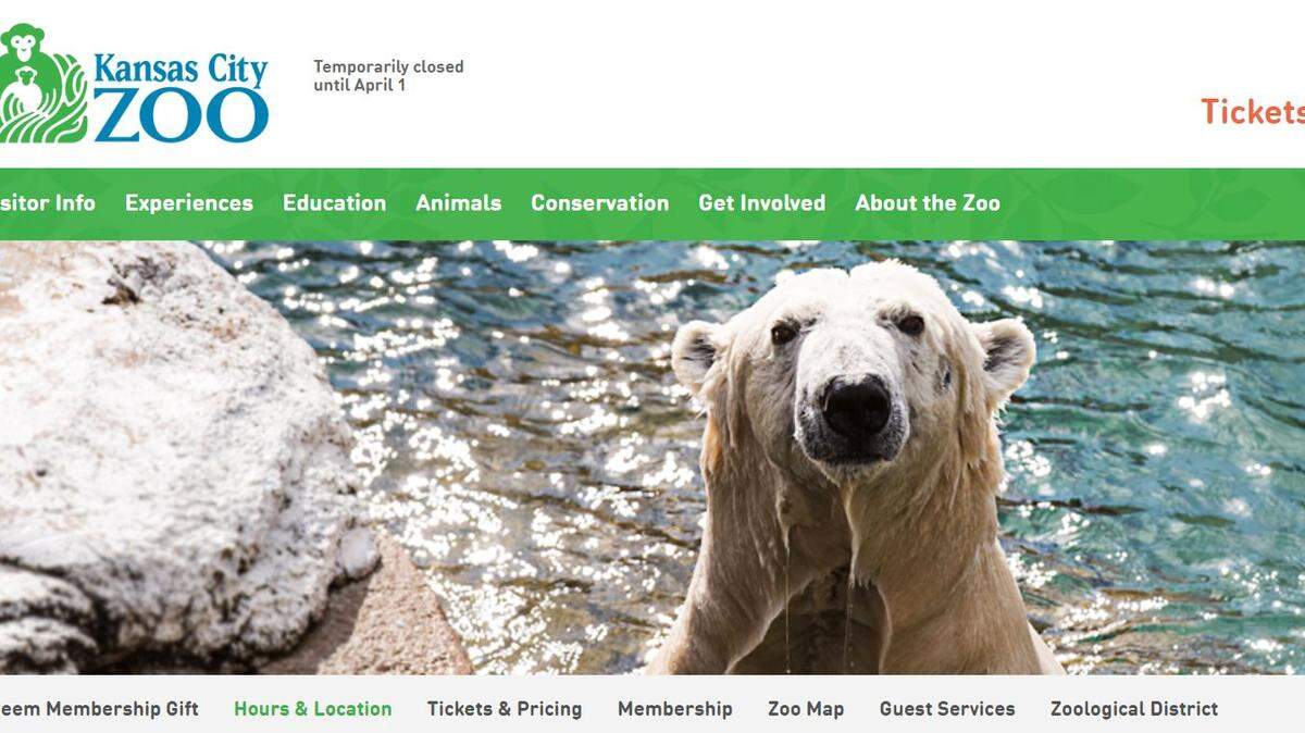 The Kansas City Zoo announced on March 17, 2020 announced it will close until April 1 as a precaution against the spreading COVID-19, coronavirus pandemic