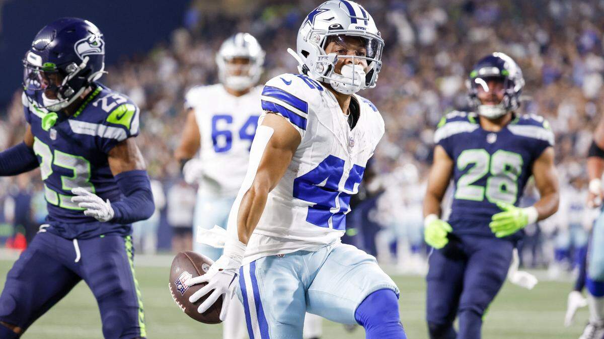 Dallas Cowboys running back Deuce Vaughn.