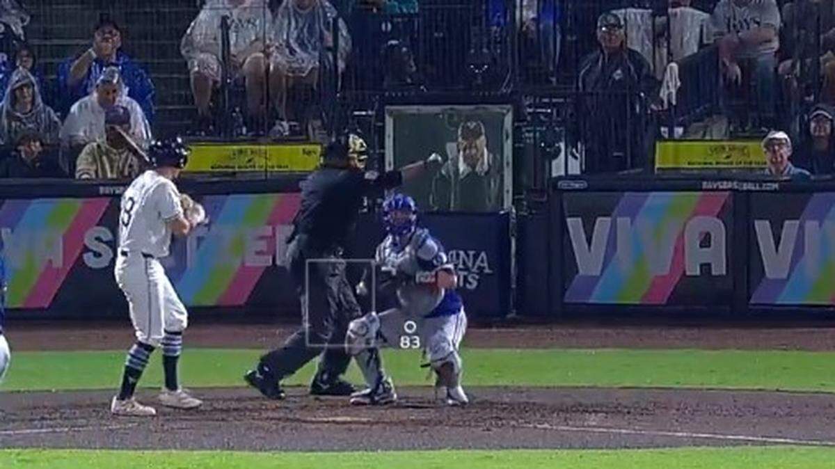 Jake Magnum struck out on a pitch more than 6 inches outside the zone.